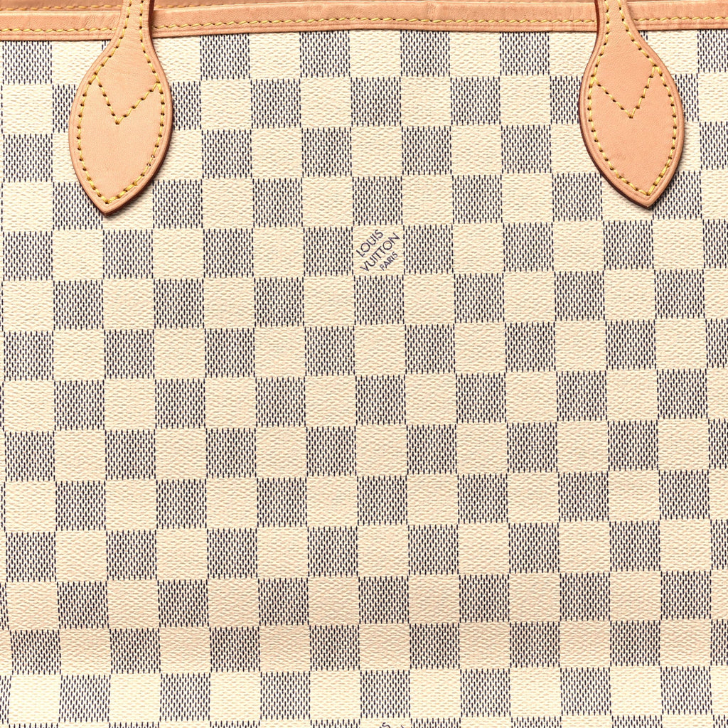 Louis Vuitton Damier Azur Neo Neverfull MM Rose Ballerine