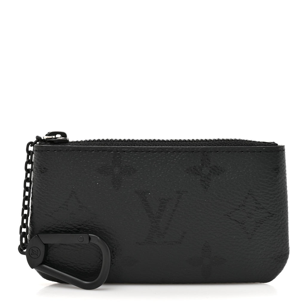 Louis Vuitton Monogram Key Pouch Midnight Black