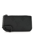 Louis Vuitton Monogram Key Pouch Midnight Black