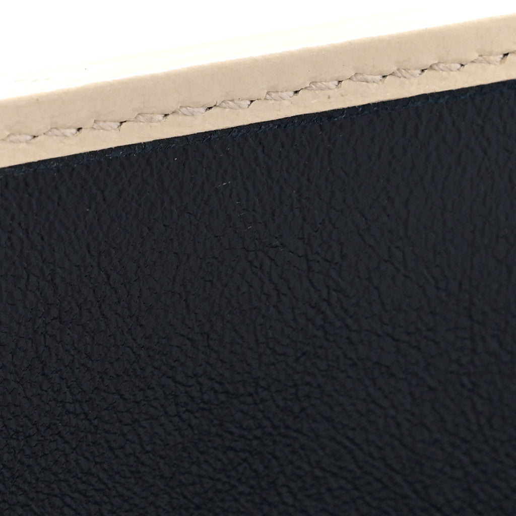 Gucci Vintage Effect Calfskin Matelasse Diagonal Torchon GG Marmont Continental Wallet Blue Agata Mystic White