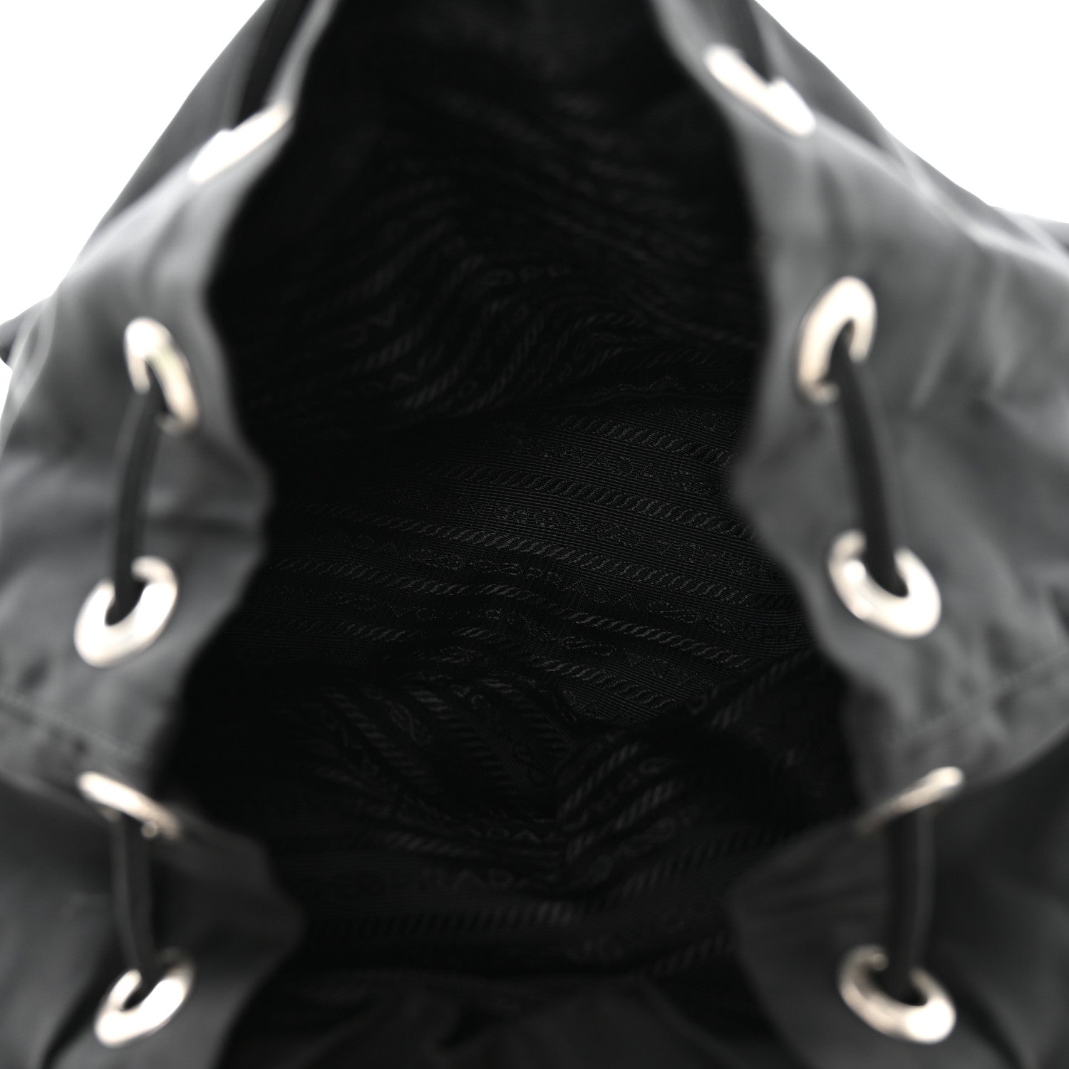 Prada Nylon Vela Small Backpack Black