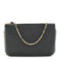 Louis Vuitton Empreinte Double Zip Pochette Black