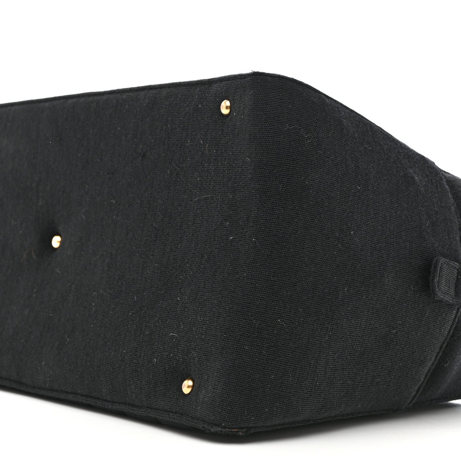 Chanel Jersey Square Quilted Bowler Black