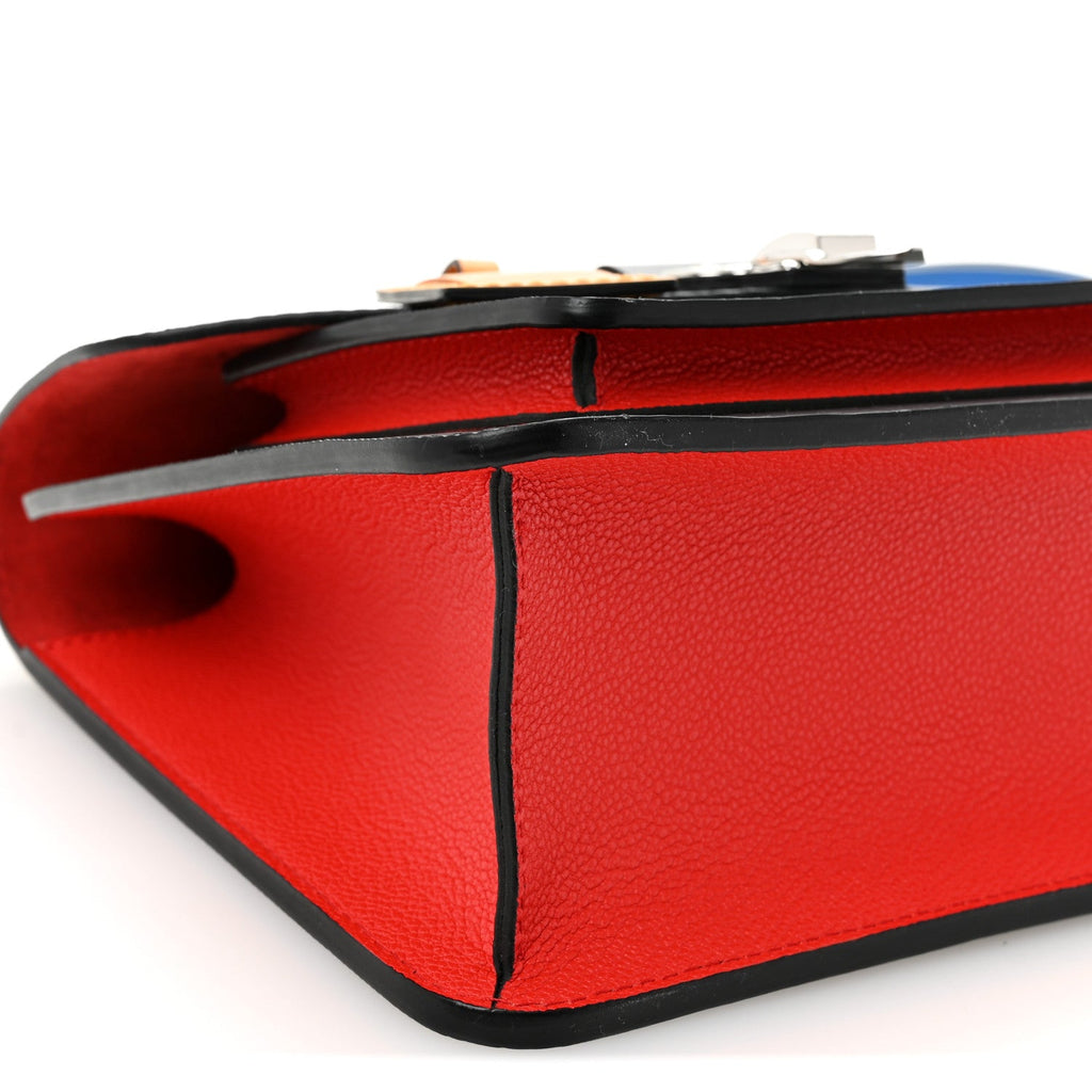 Louis Vuitton Epi Neo Monceau Black Coquelicot Blue Roi Safran