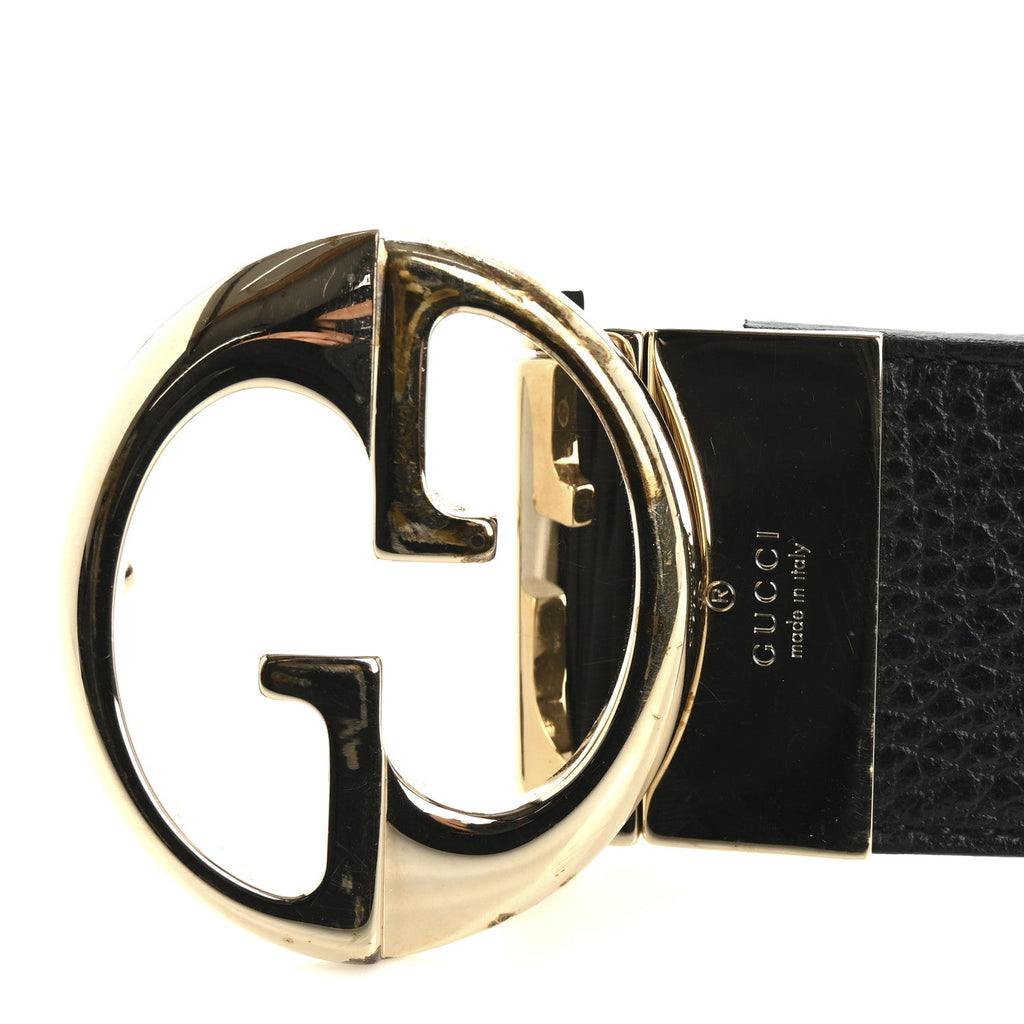 Gucci Calfskin 1973 Reversible Belt 75 30 Black Red