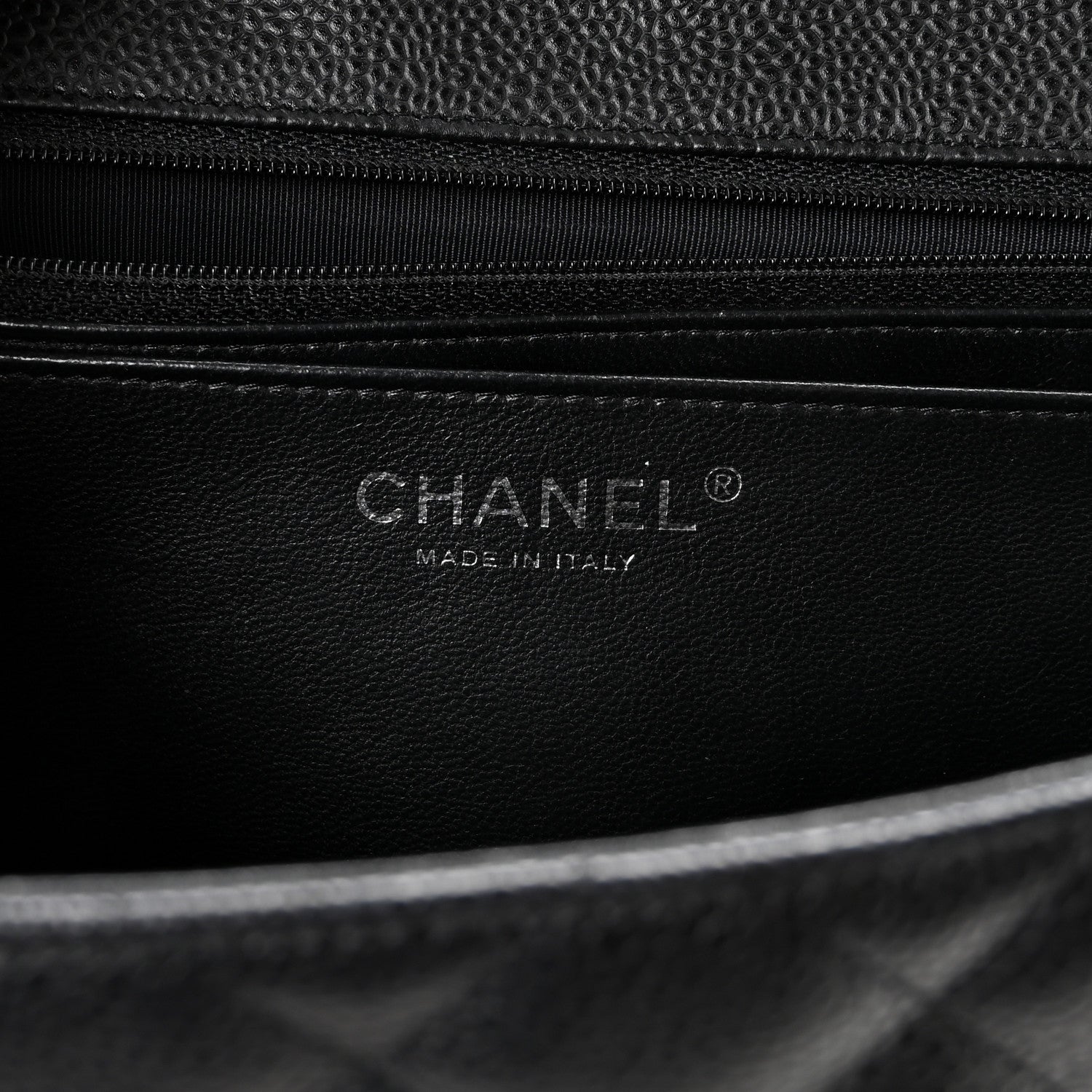 Chanel Caviar Quilted Jumbo Single Flap Black