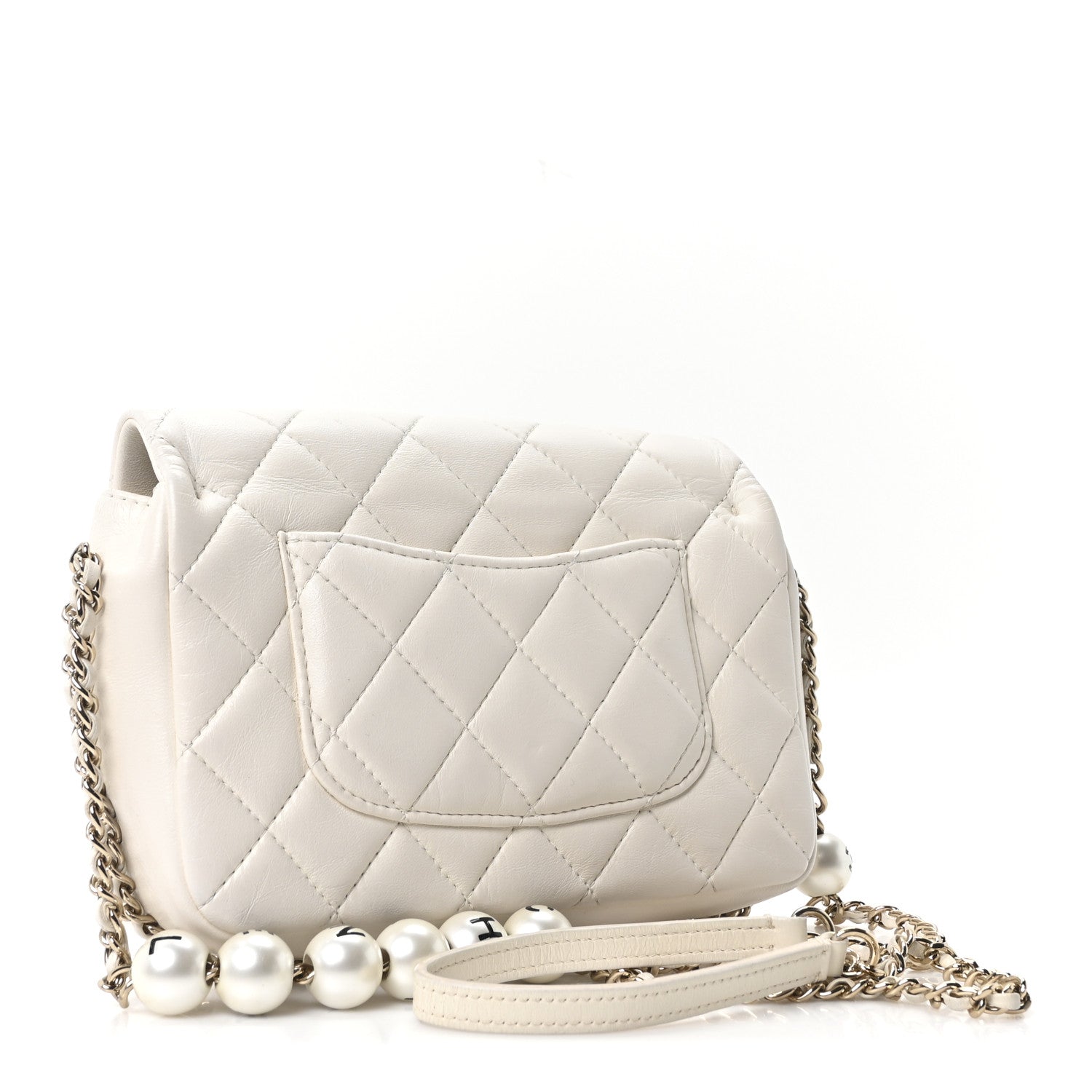 Chanel Lambskin Quilted Small My Precious Flap White