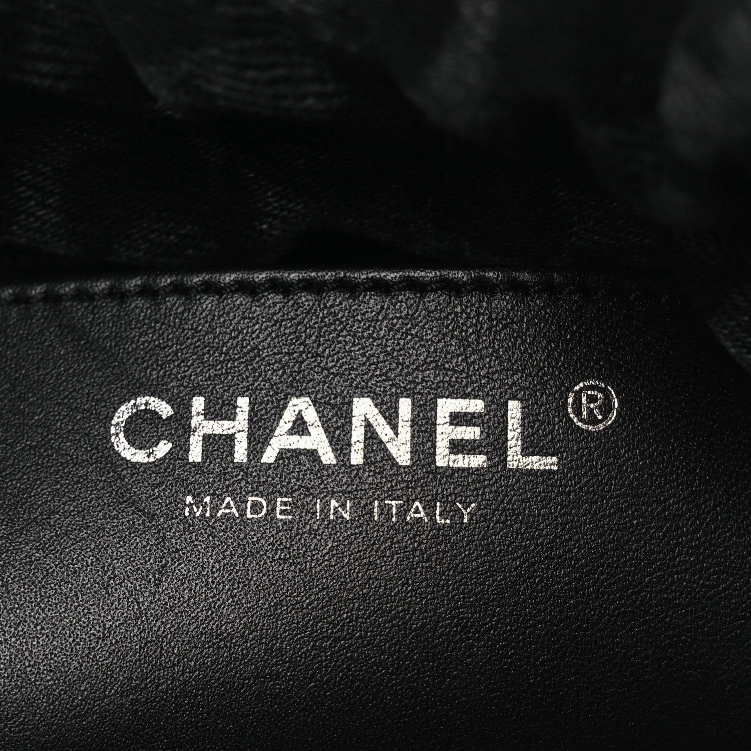 Chanel Denim Quilted Floral Print Mini Chanel 22 Black Grey