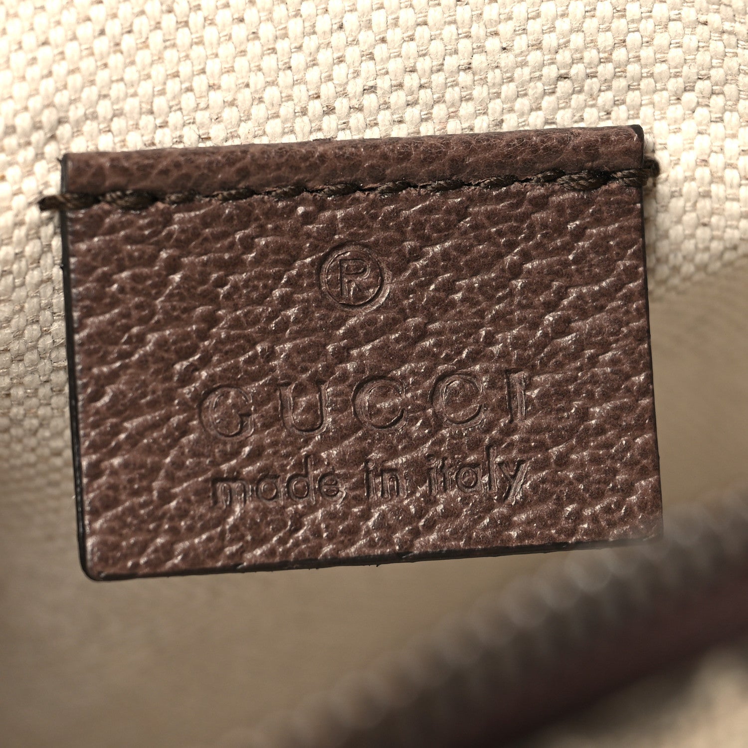 Gucci GG Supreme Monogram Mini Neo Vintage Double Zip Messenger Bag Beige New Acero Crop