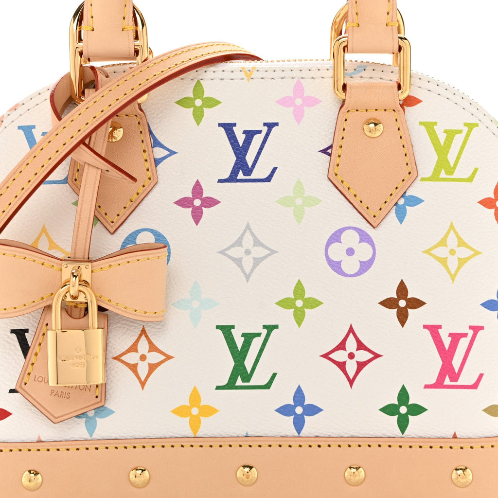 Louis Vuitton LV x TM Monogram Multicolor Alma BB White