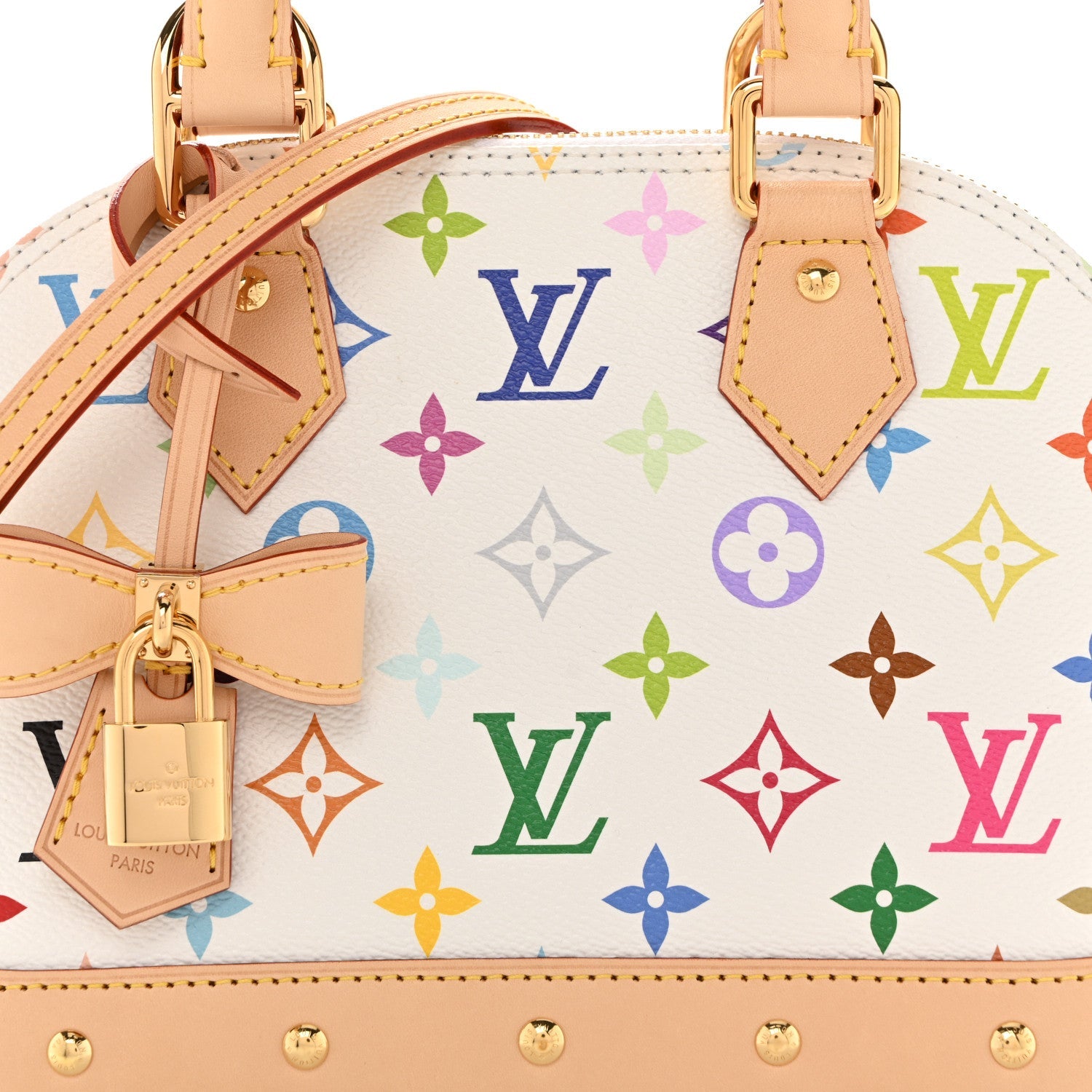 Louis Vuitton LV x TM Monogram Multicolor Alma BB White