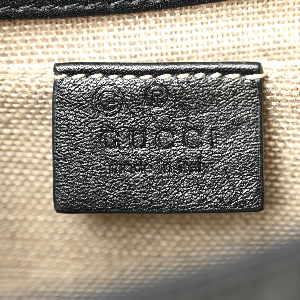 Gucci Microguccissima Medium Emily Chain Shoulder Bag Black