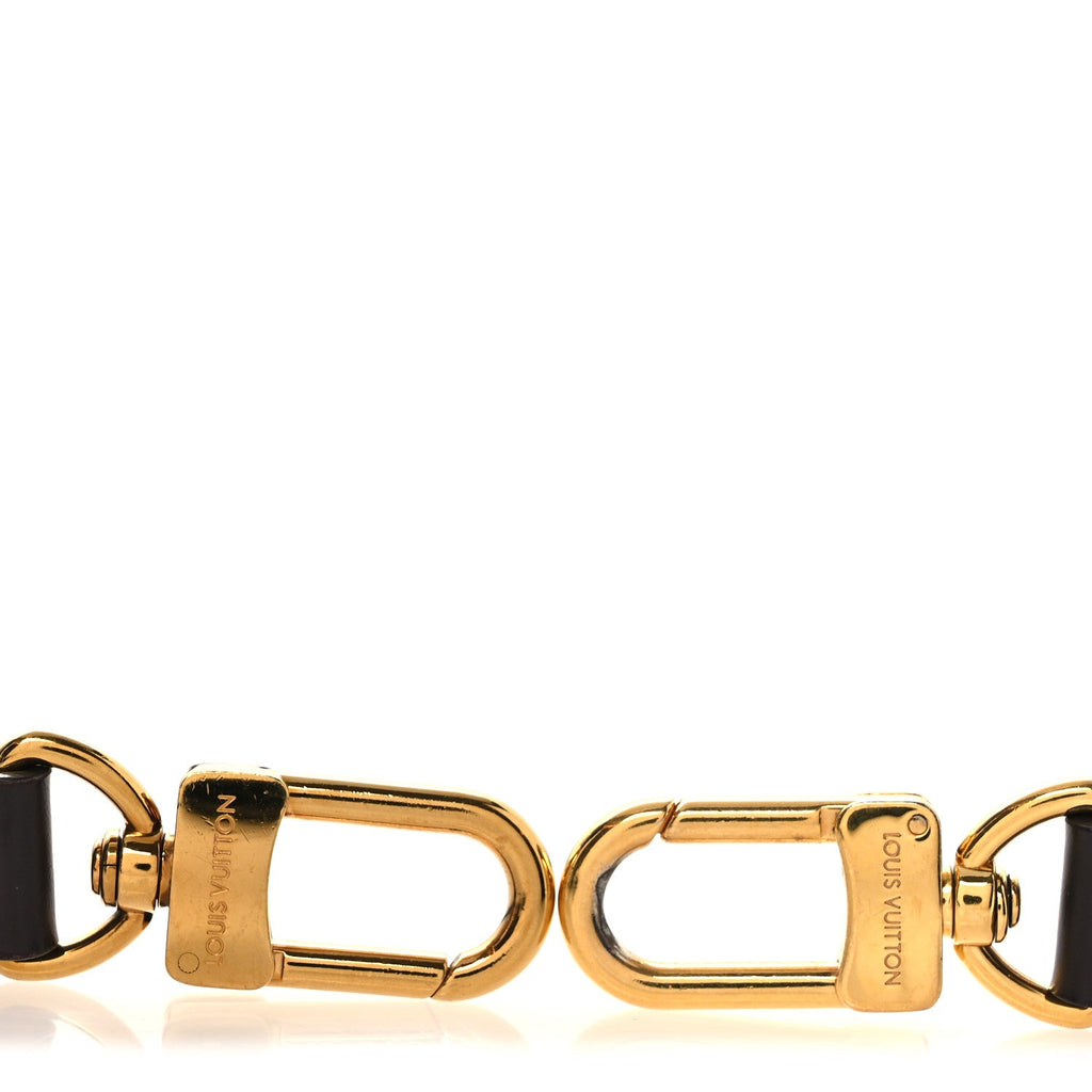 Louis Vuitton Calfskin 16mm Adjustable Shoulder Strap Ebene