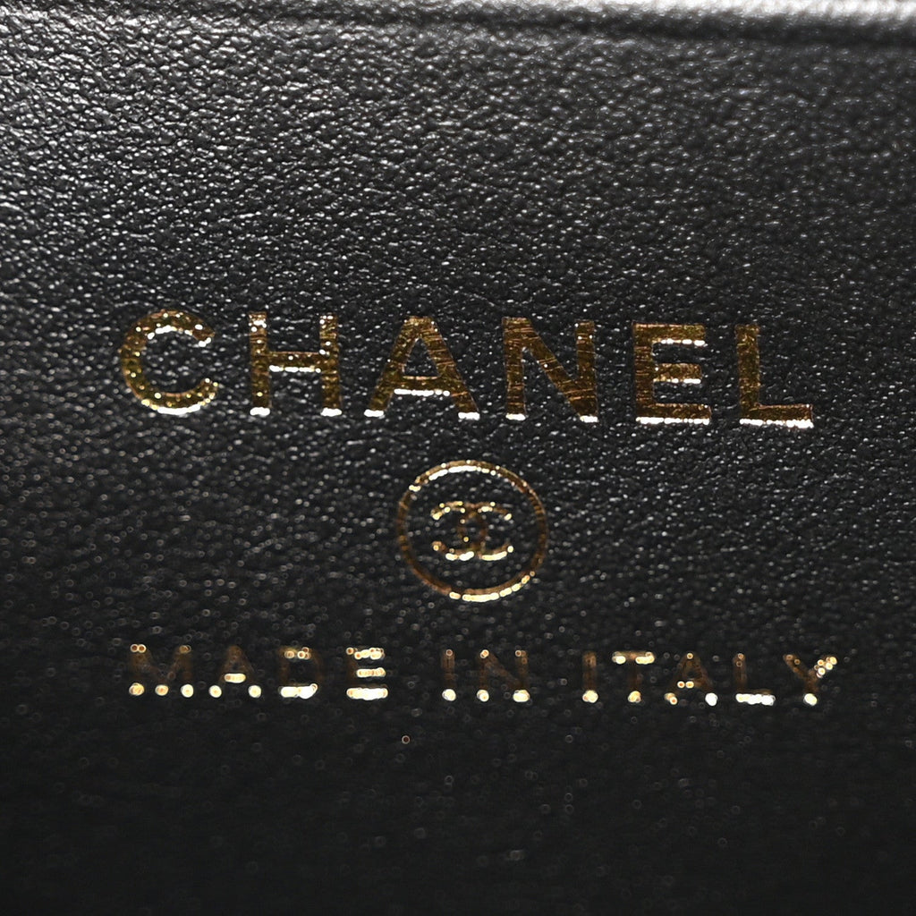 Chanel Patent Calfskin Quilted Mini Flap Black