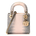 Christian Dior Lizard Ombre Mini Lady Dior Light Pink