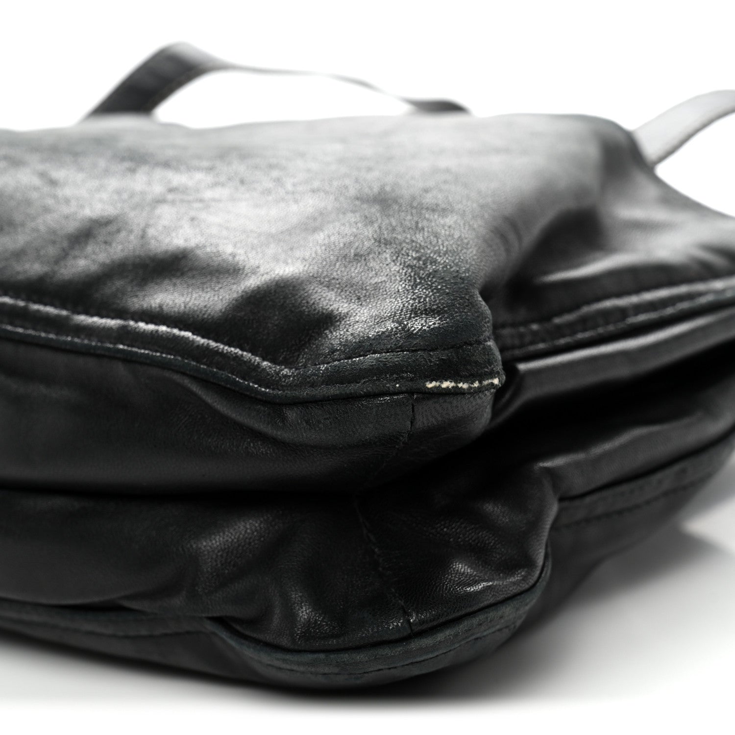 Prada Nappa Pocket Satchel Black