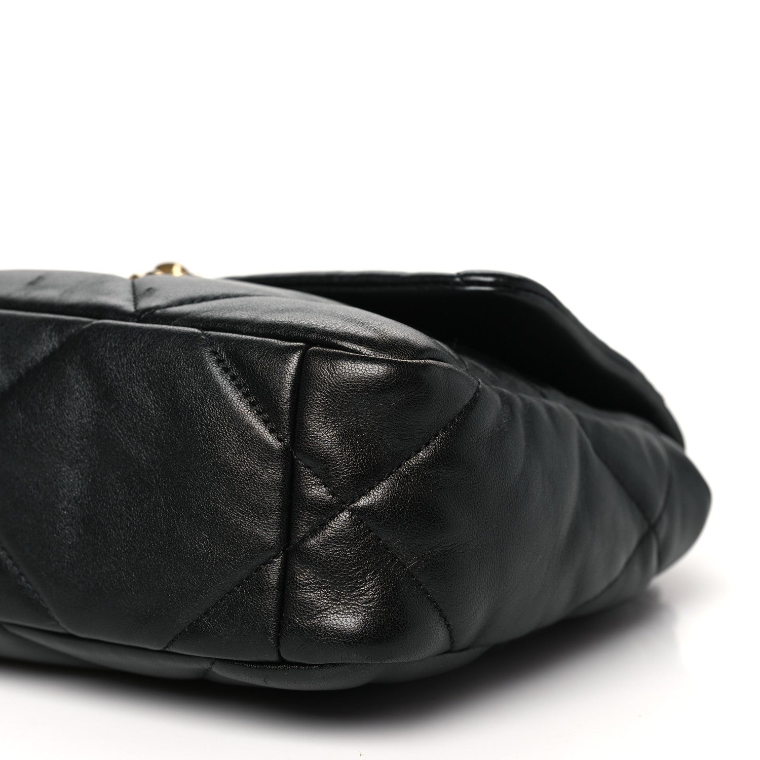Chanel Lambskin Quilted Medium Chanel 19 Flap Black