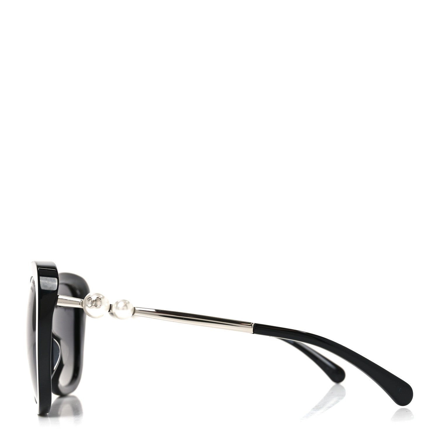 Acetate Polarized Butterfly Winter Pearl Sunglasses 5339-H-A Black