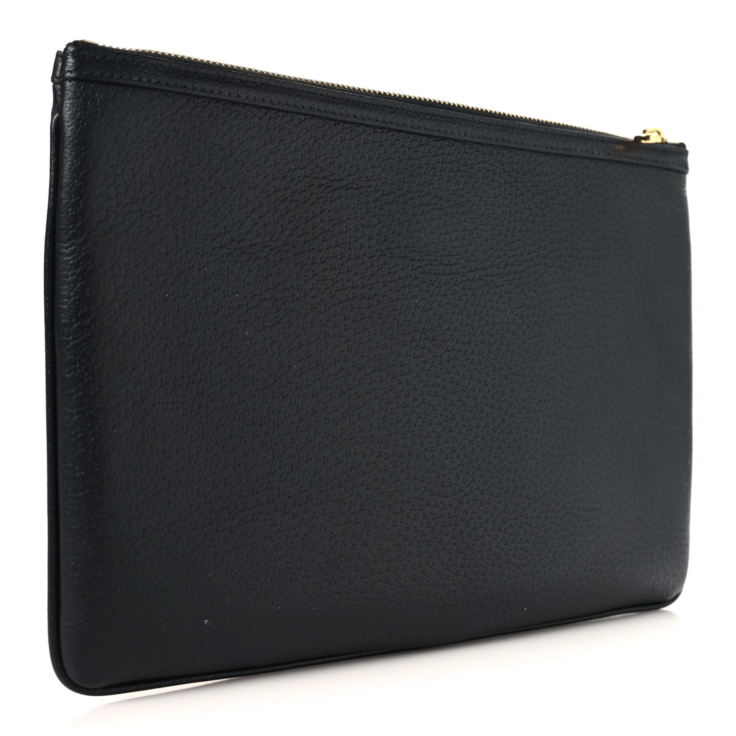 Gucci Calfskin Large Ophidia Pouch Clutch Black