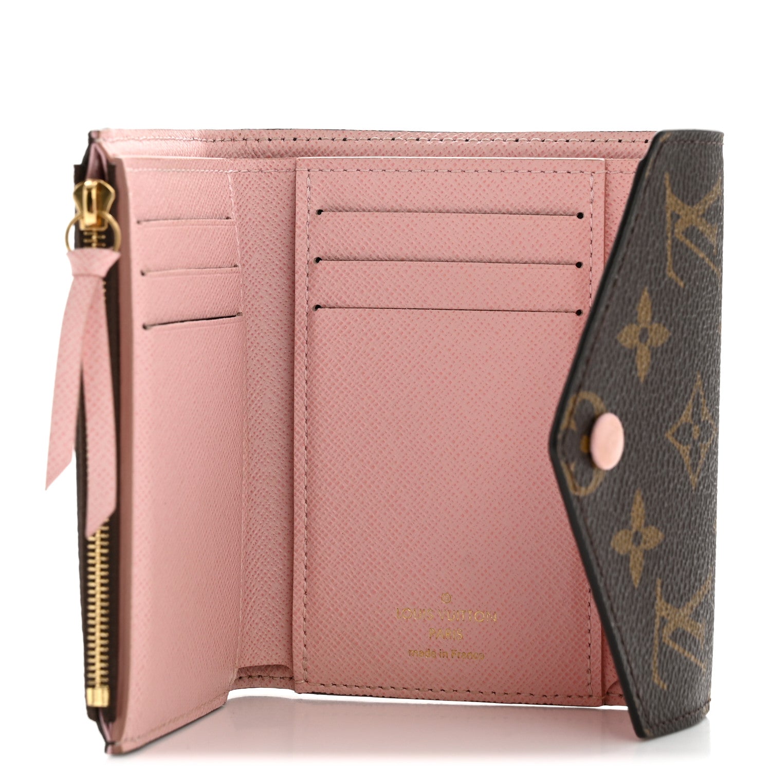 Louis Vuitton Monogram Victorine Wallet Rose Ballerine