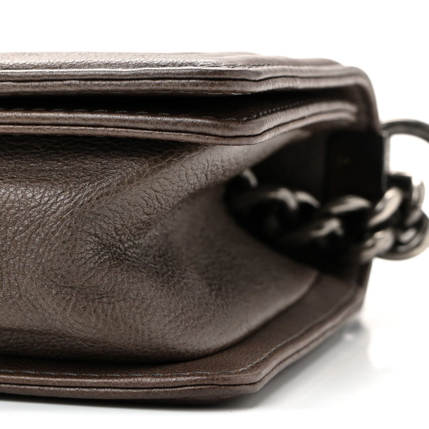 Chanel Caviar Quilted Small Boy Flap Dark Brown