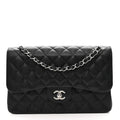 Chanel Caviar Quilted Jumbo Double Flap Black