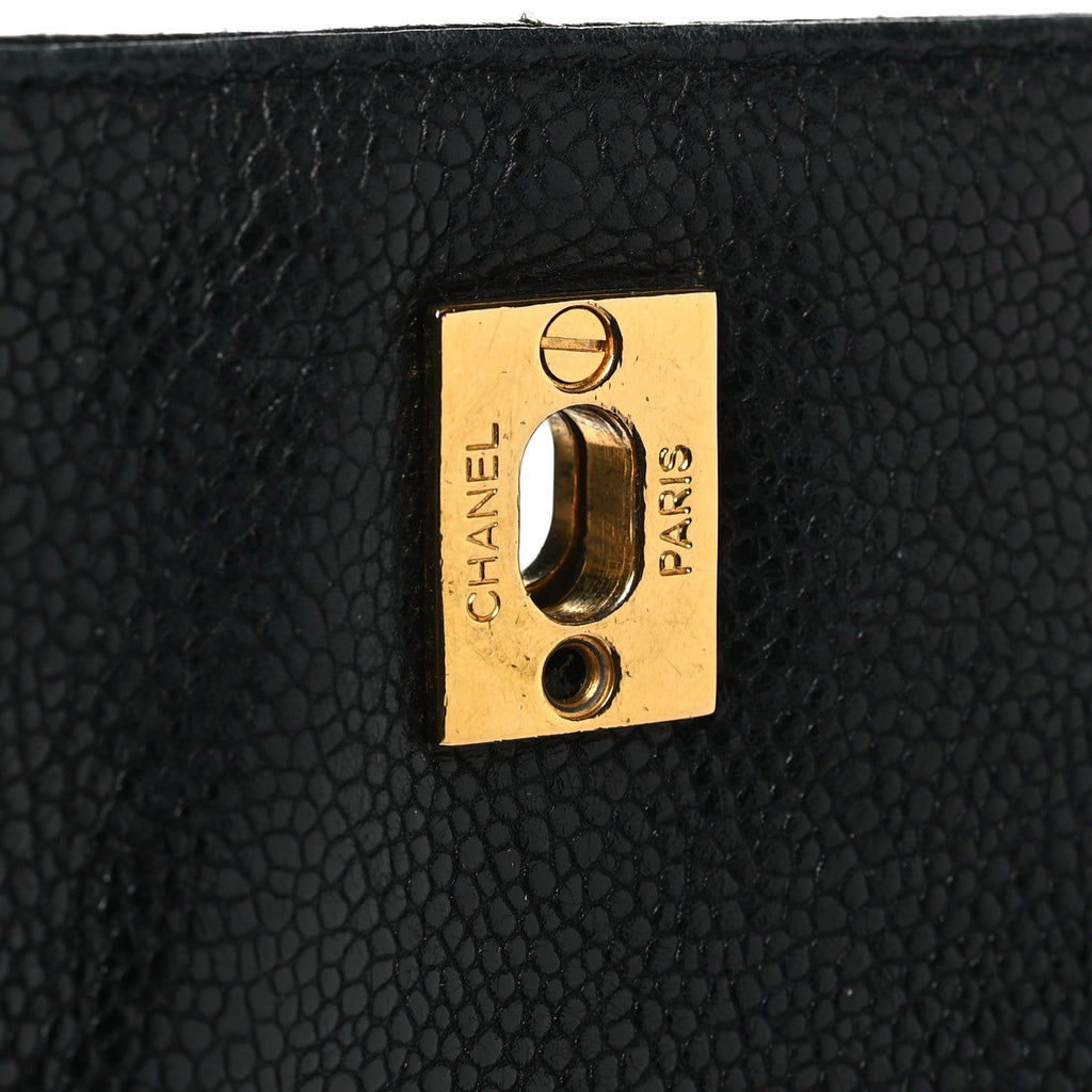 Chanel Caviar Quilted Backpack Black
