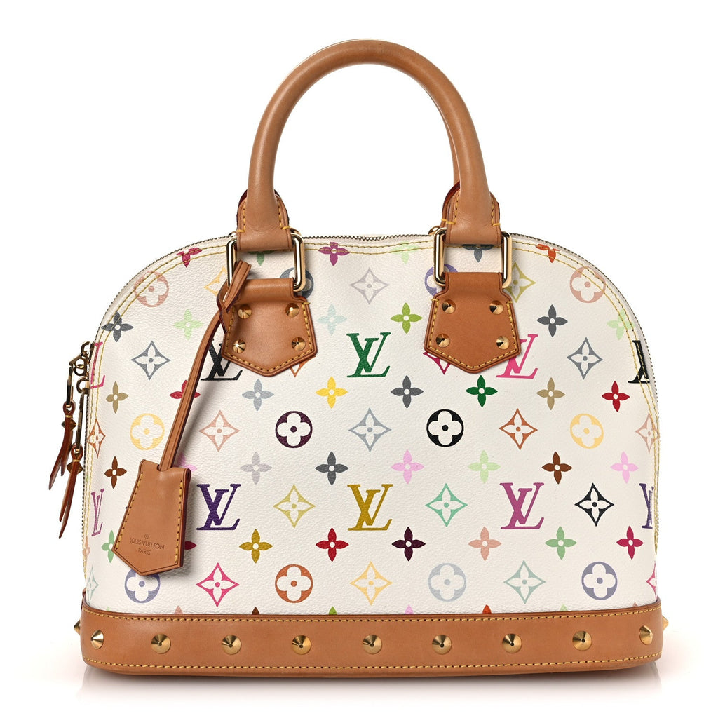 Louis Vuitton Monogram Multicolor Alma PM White