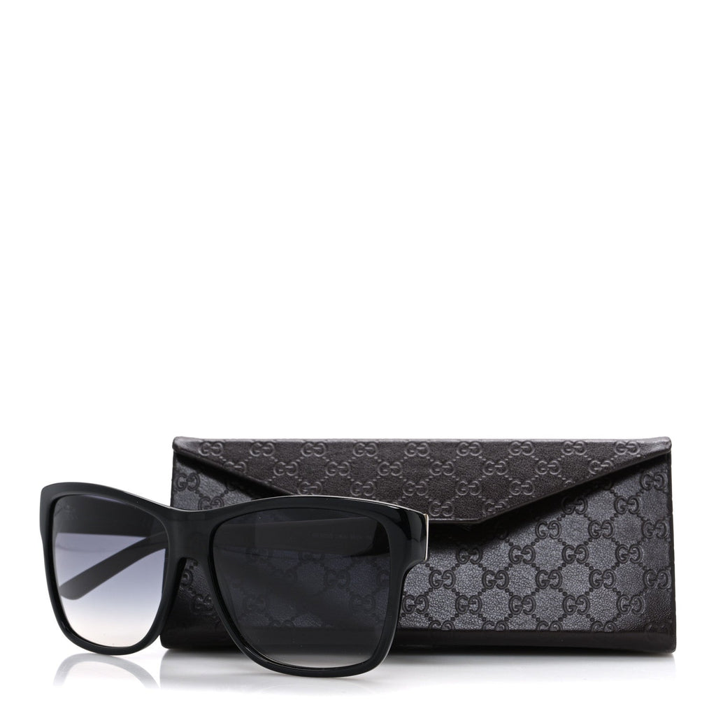 Gucci Acetate Square Ombre GG Sunglasses GG3579S Black