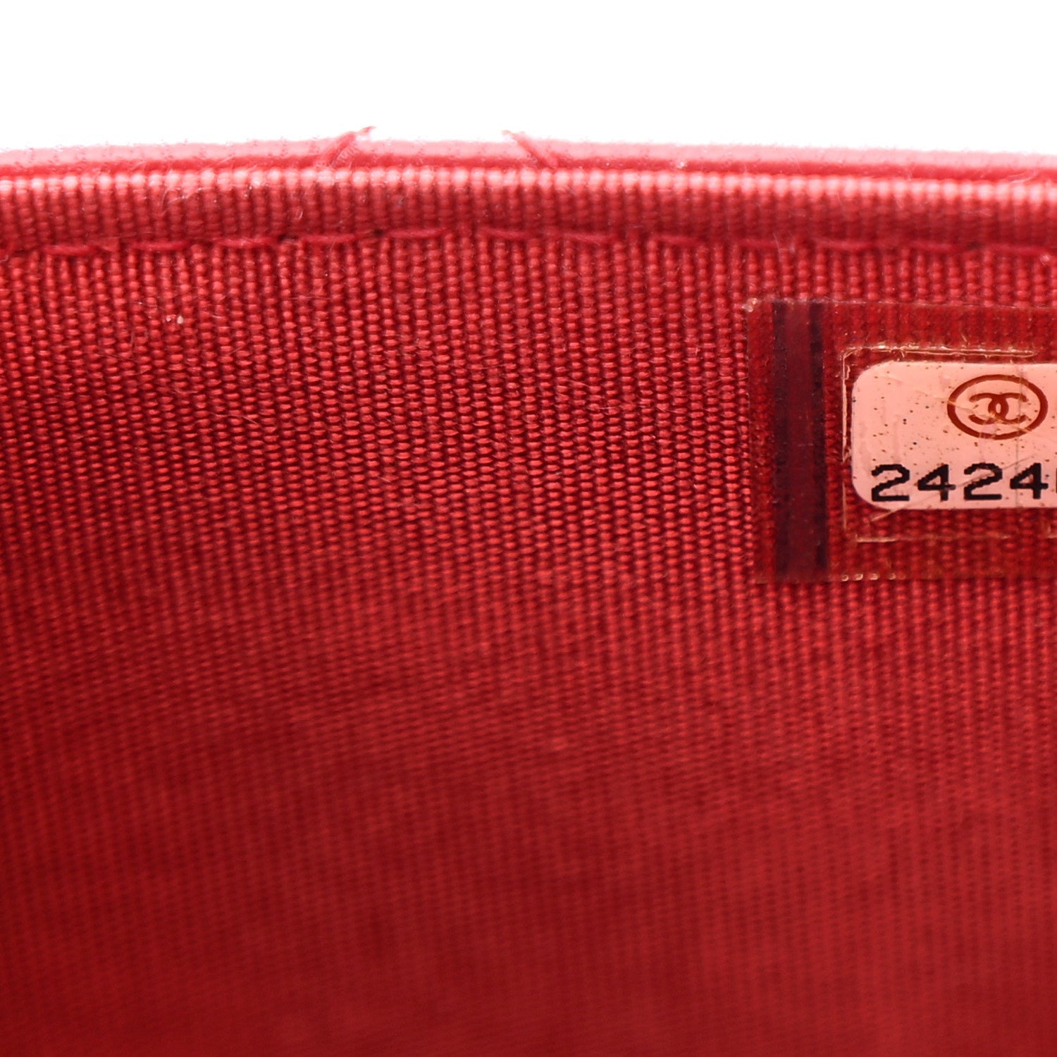 Chanel Lambskin Quilted Trendy CC Wallet On Chain WOC Red