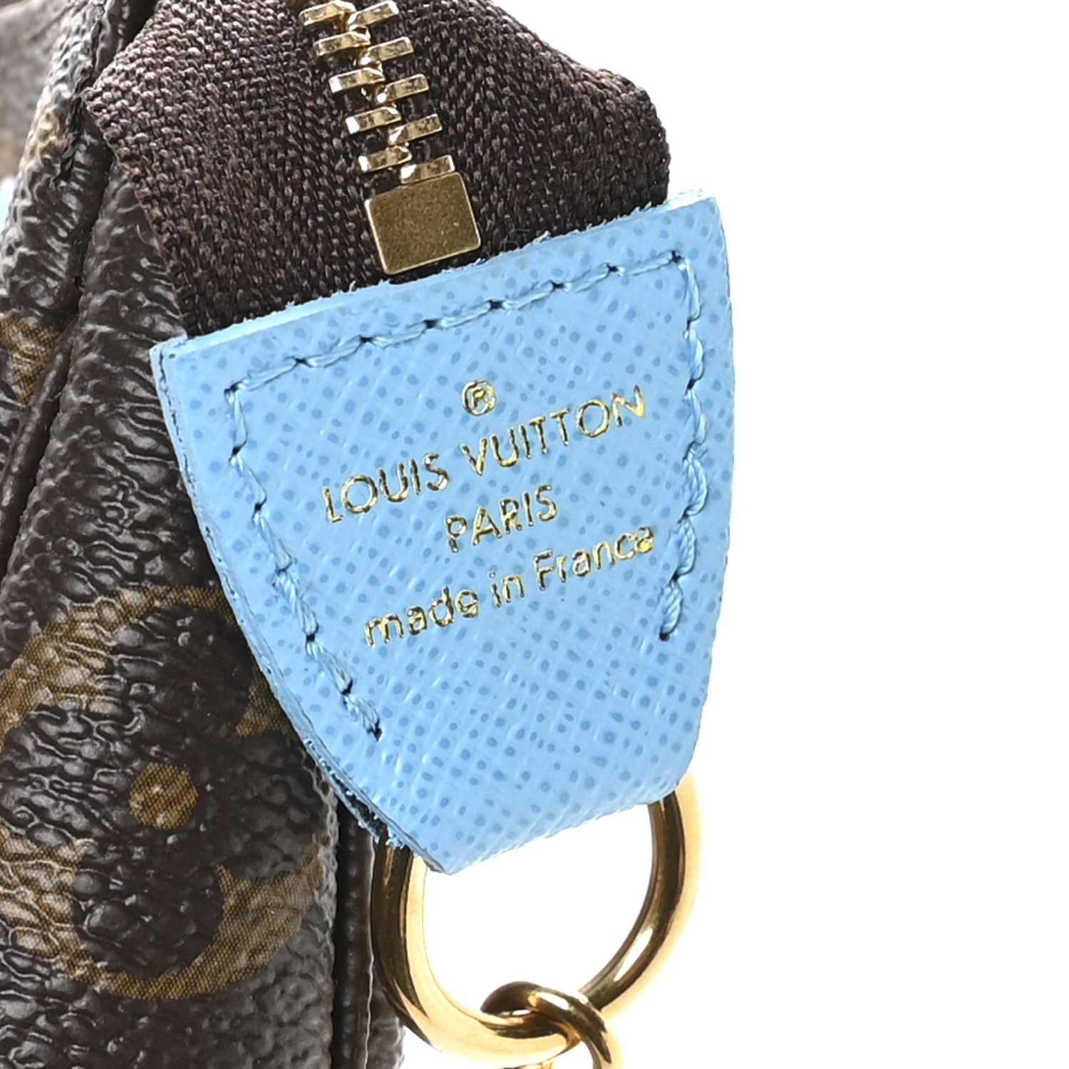 Louis Vuitton Monogram 2022 Christmas Animation Tokyo Mini Pochette Accessories Blue