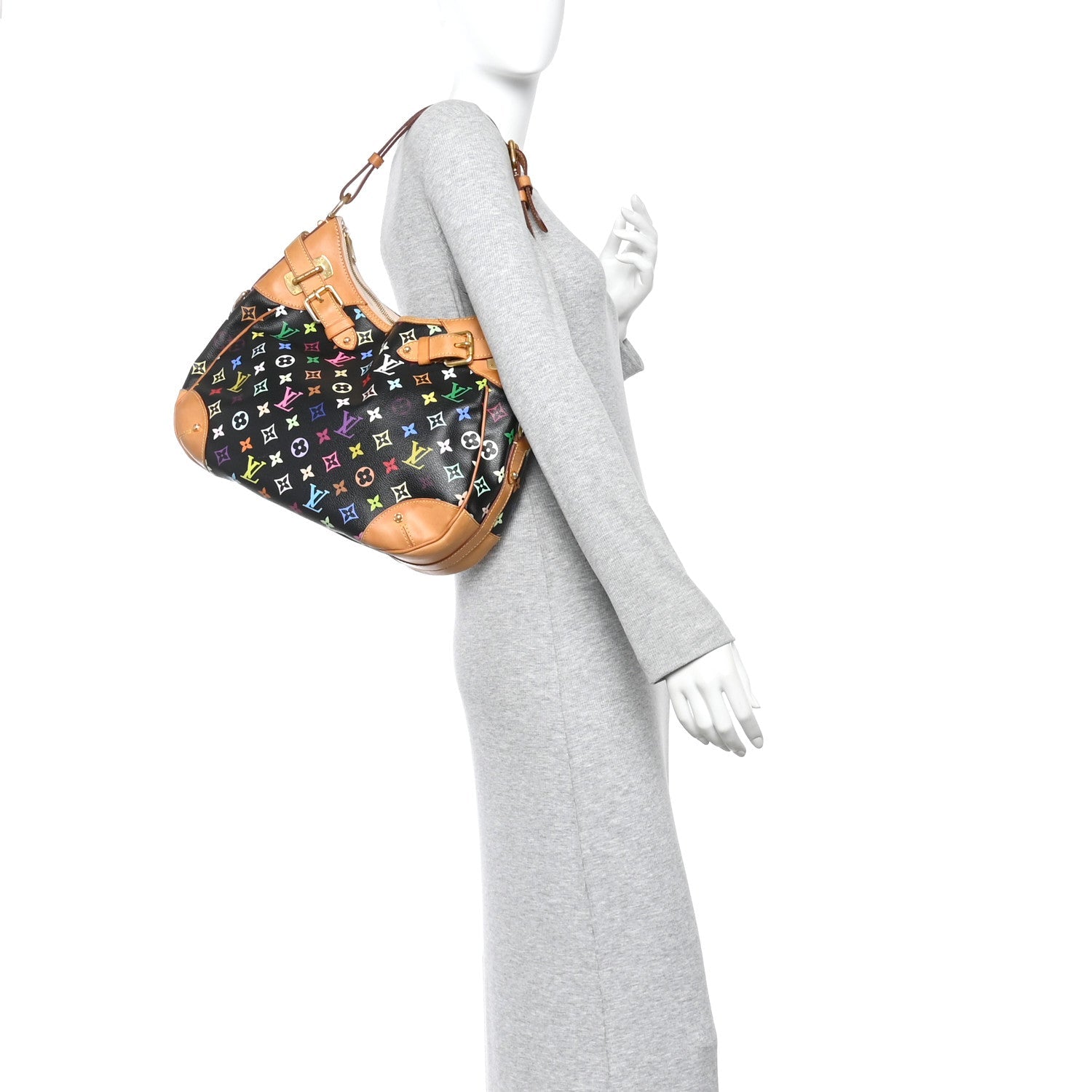 Louis Vuitton Monogram Multicolor Greta Black