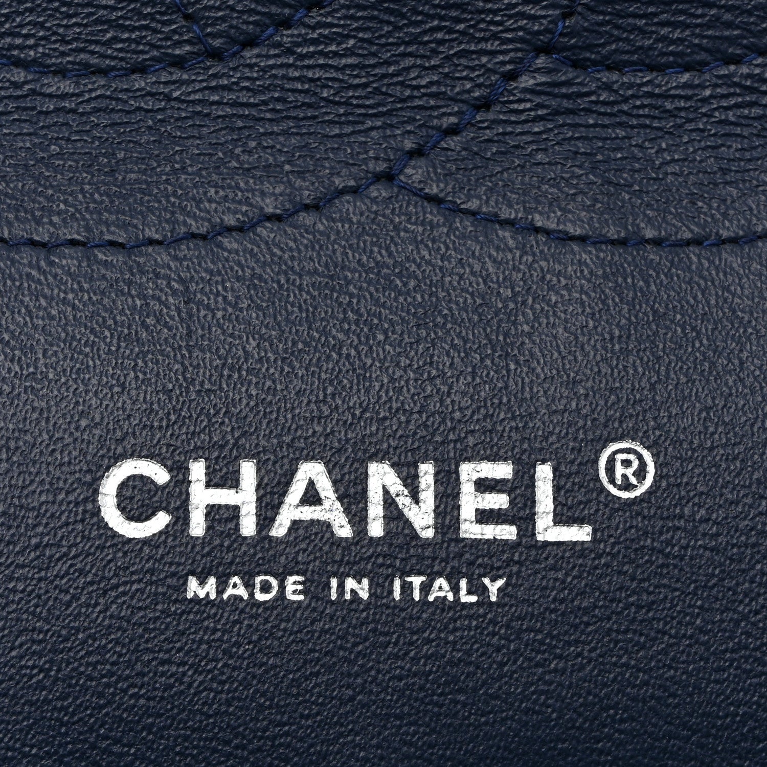 Chanel Patent Quilted Jumbo Double Flap Dark Blue