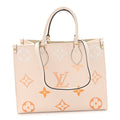 Louis Vuitton Empreinte Monogram Giant By The Pool Onthego MM Cream Saffron