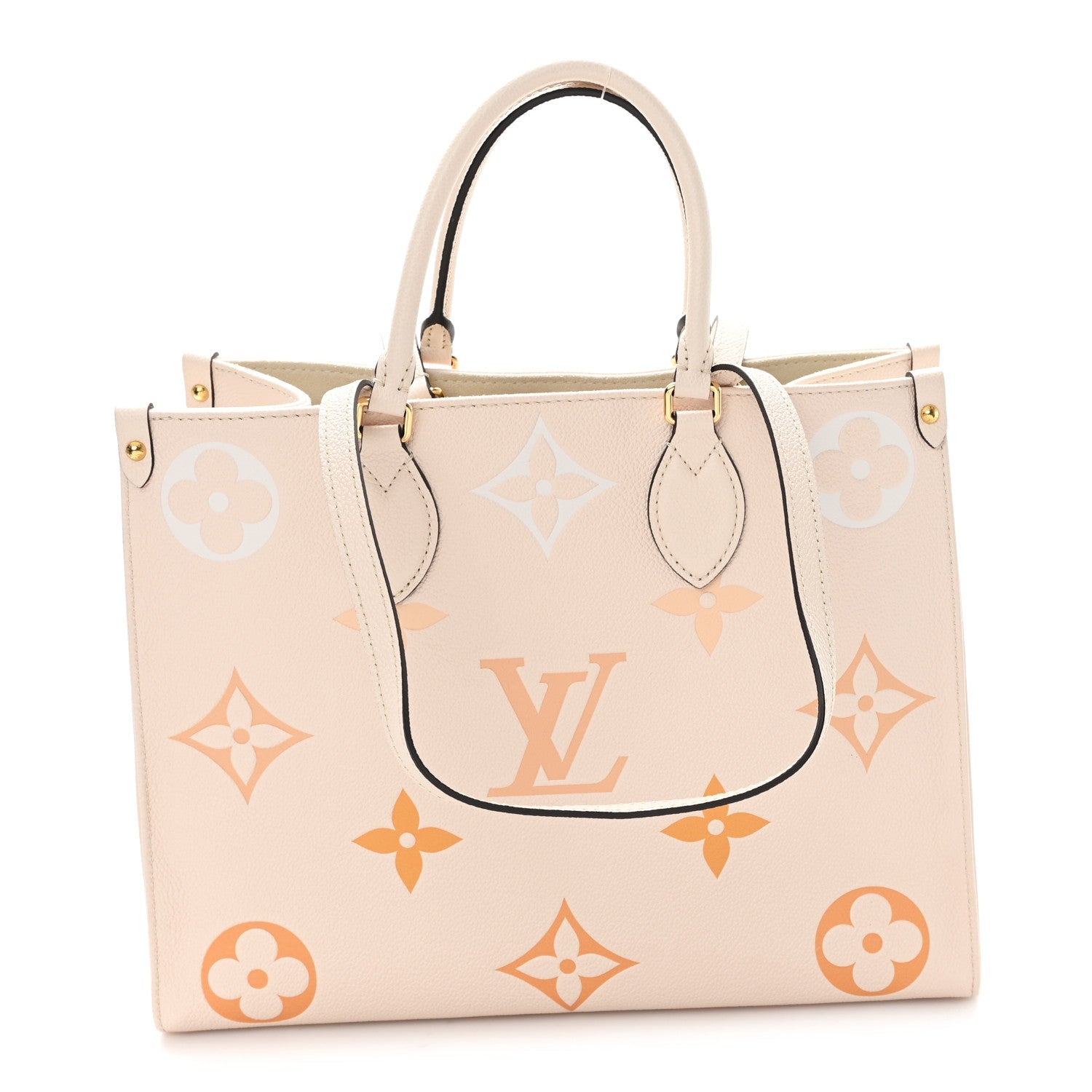 Louis Vuitton Empreinte Monogram Giant By The Pool Onthego MM Cream Saffron