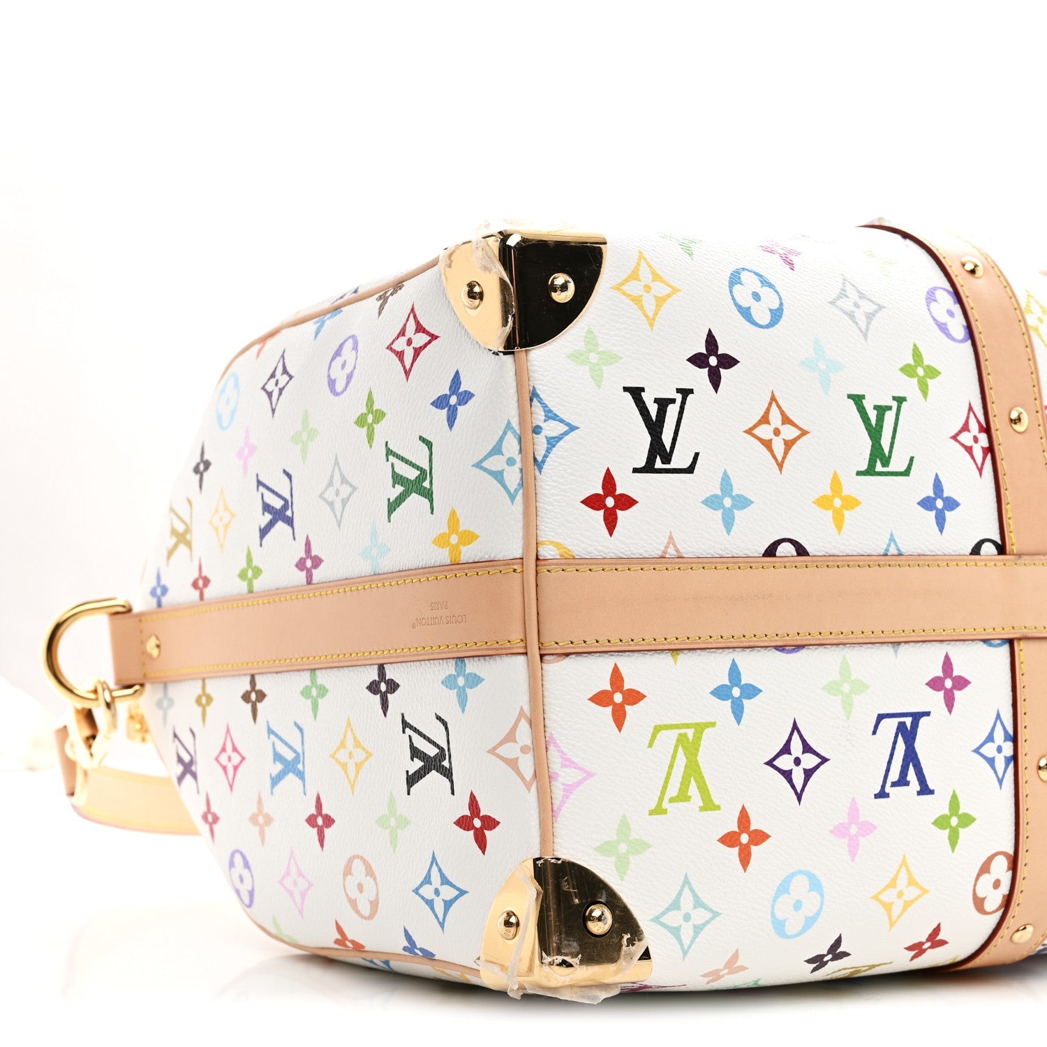 Louis Vuitton LV X TM Monogram Multicolor Keepall Bandouliere 45 White