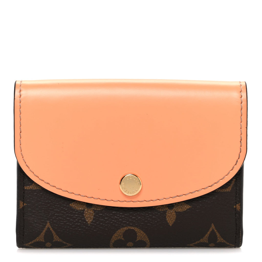 Louis Vuitton Monogram Rosalie Coin Purse Apricot