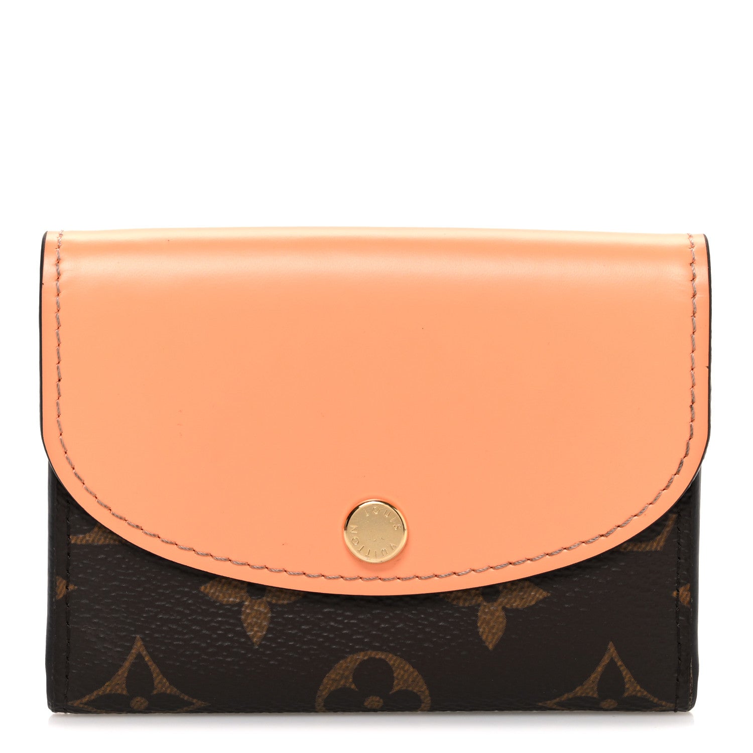 Louis Vuitton Monogram Rosalie Coin Purse Apricot