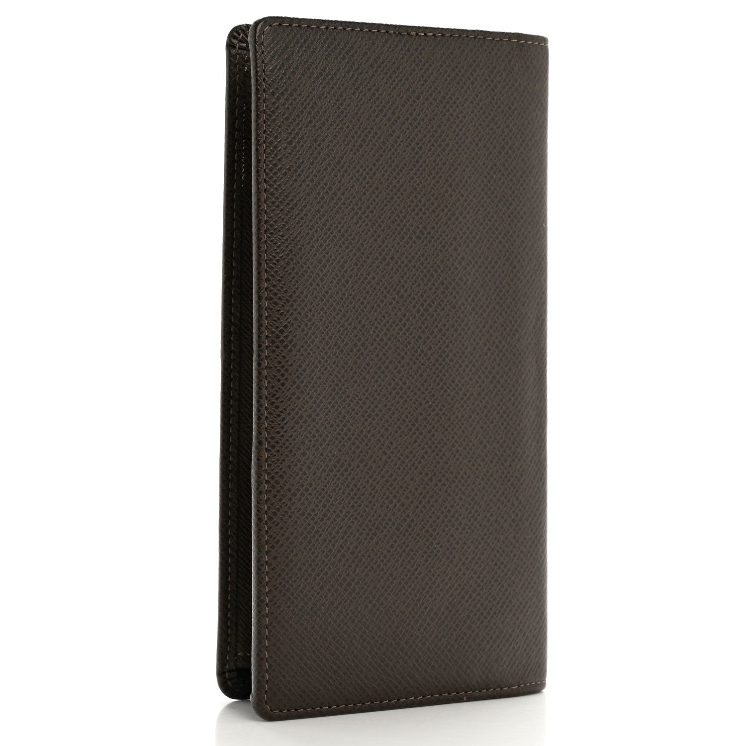 Louis Vuitton Taiga Brazza Wallet Grizzli