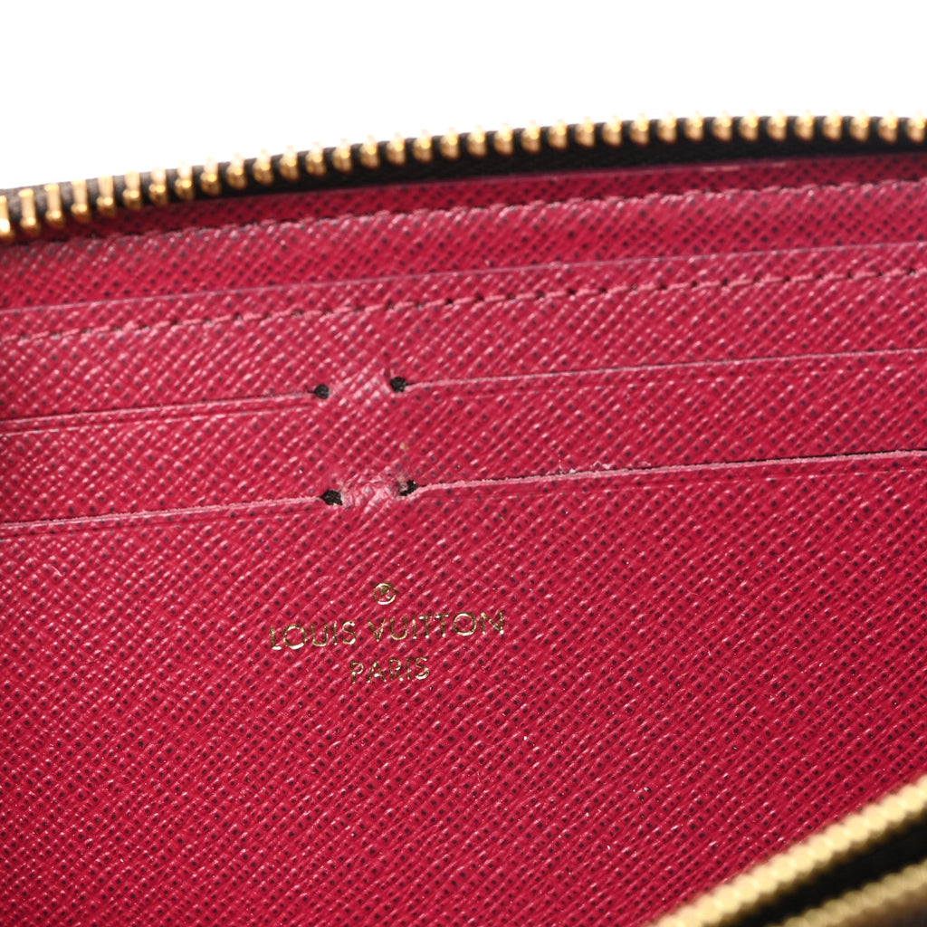 Louis Vuitton Monogram Clemence Wallet Fuchsia