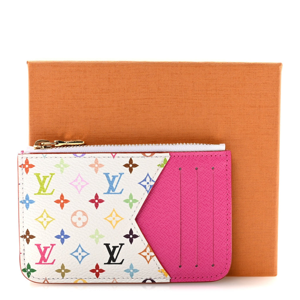 Louis Vuitton LV X TM Monogram Romy Card Holder Kawaii Pink