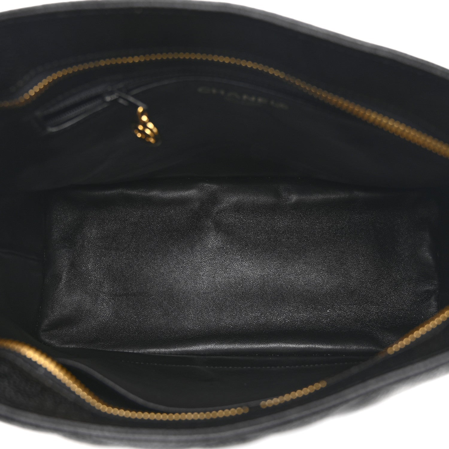 Chanel Caviar Quilted Medallion Tote Black