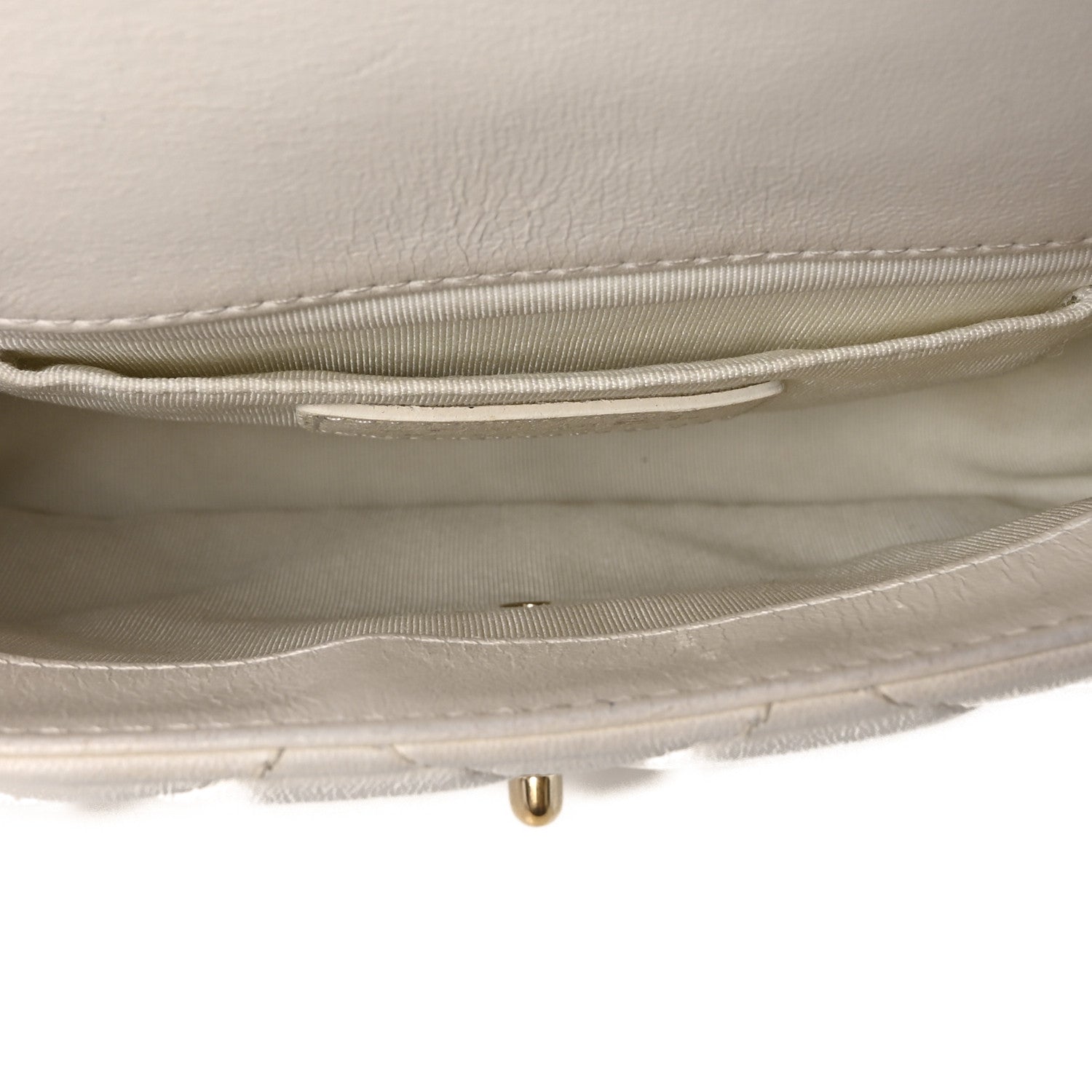 Chanel Lambskin Quilted Small My Precious Flap White