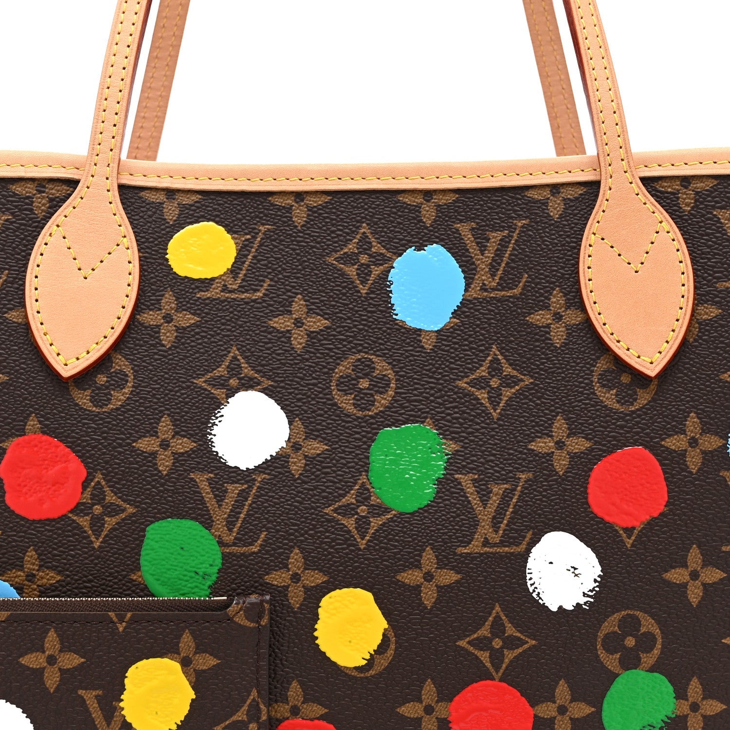 Louis Vuitton LV X YK Monogram Dots Neverfull MM