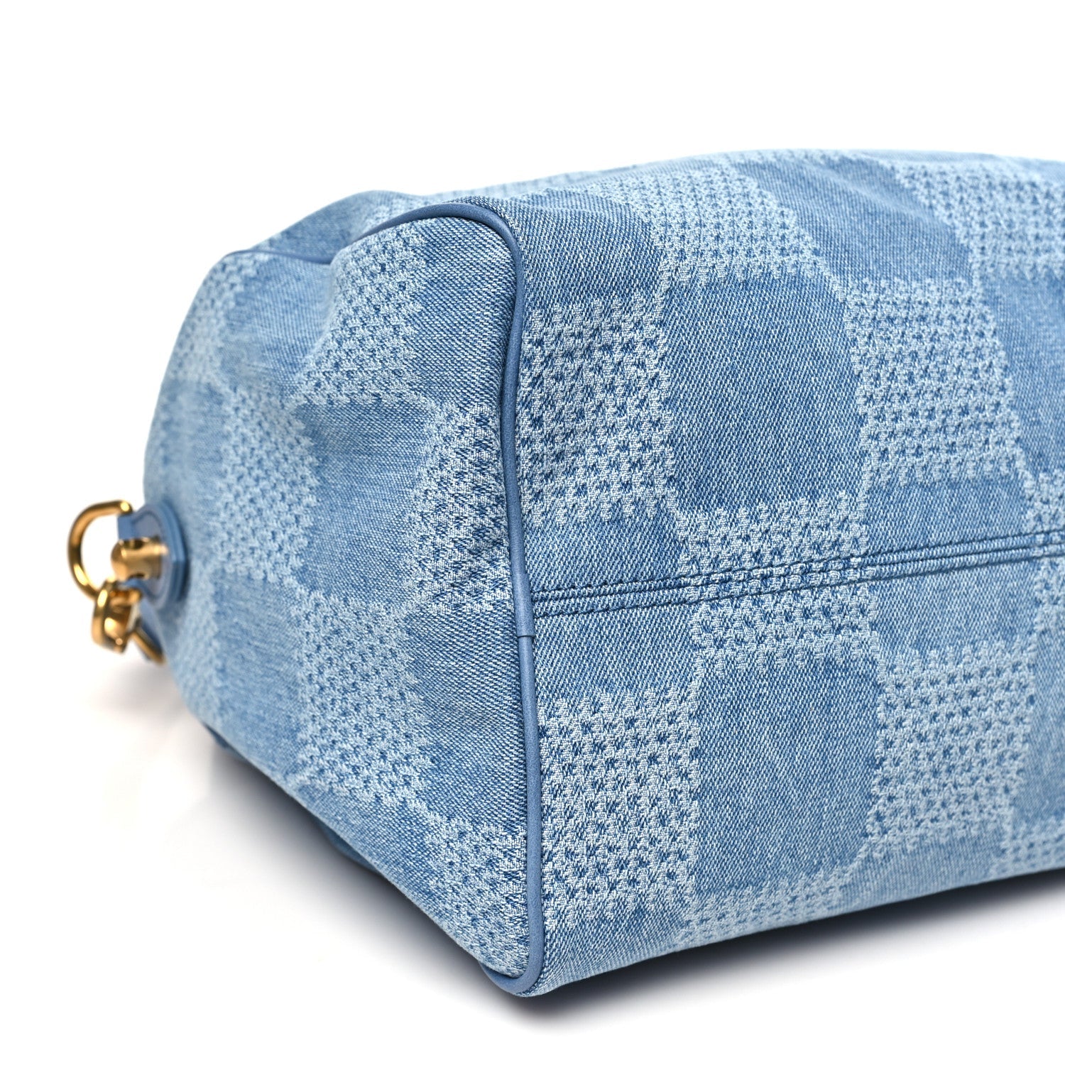 Louis Vuitton Damier Denim 3D Speedy Bandouliere 30 Denim Blue