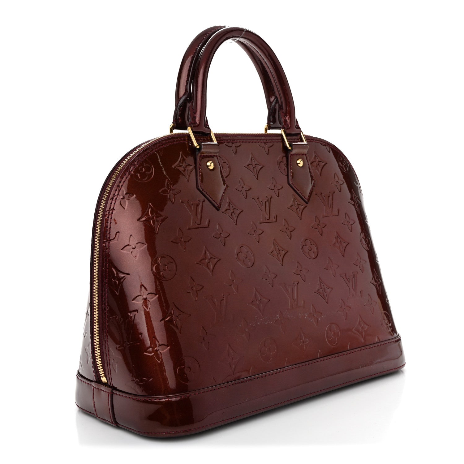Louis Vuitton Vernis Alma PM Rouge Fauviste