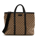 Gucci GG Monogram Large Joy Tote Bag Dark Brown