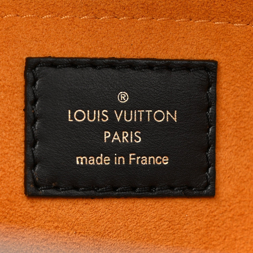 Louis Vuitton Calfskin Monogram Tufting On My Side Black