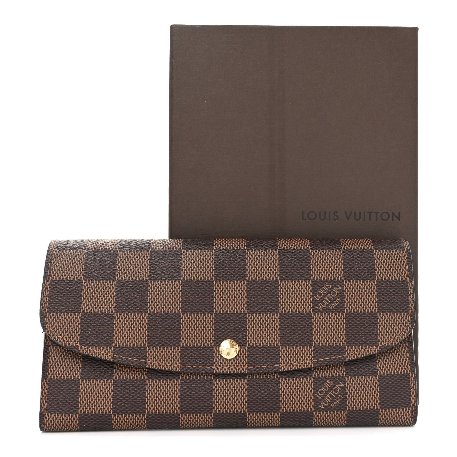 Louis Vuitton Damier Ebene Emilie Wallet