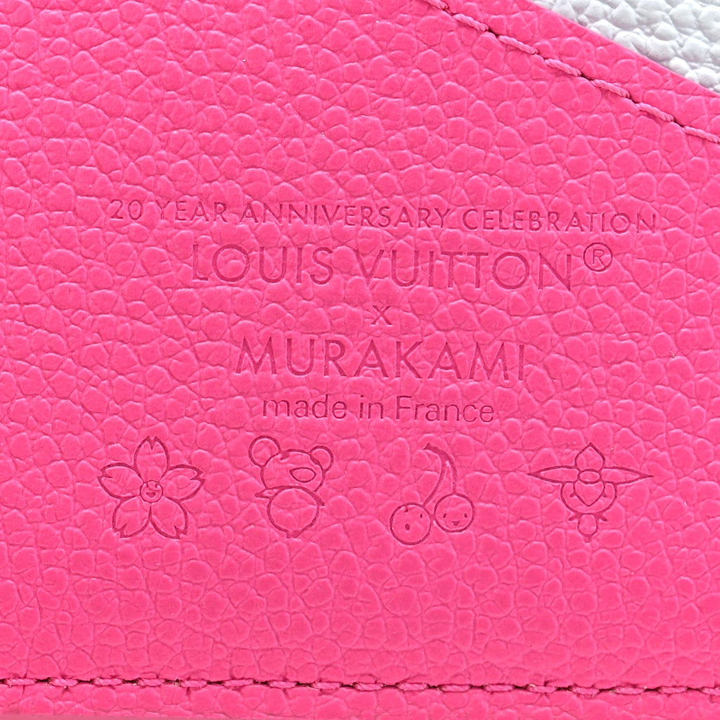 Louis Vuitton LV X TM Monogram Multicolor Criss-Cross Card Holder Kawaii Pink
